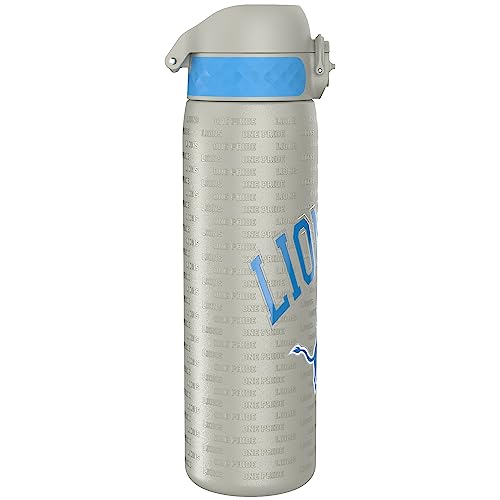 NFL Detroit Lions Lightweight Steel Water Bottle, 600 ml/20 oz, Non-Insulated, Leak Proof, Easy to Open, Secure Lock - Image 4