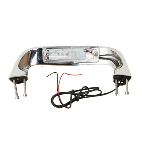 XCDEOPIT Motorcycle Trunk Handle LED Light Compatible With H Goldwing Gold wing GL1800 GL 1800 2001-2017 2015 2014 2013 2012 2011 2010(Chrome)