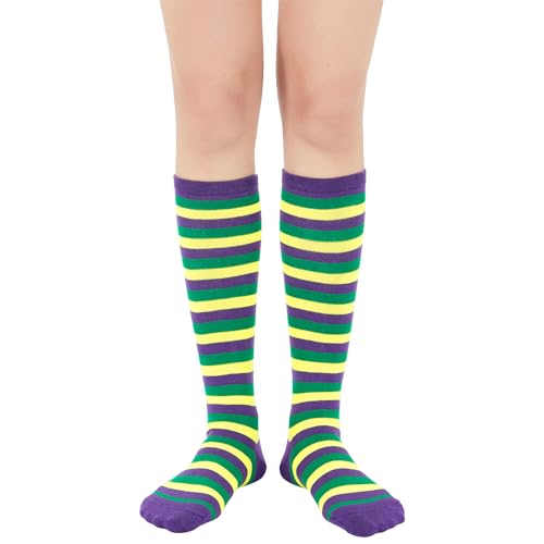 Image of American Trends Women's Knee High Socks, Novelty Holiday Printed Tall Tube Socks, Casual & Party Athletic Sports Stockings