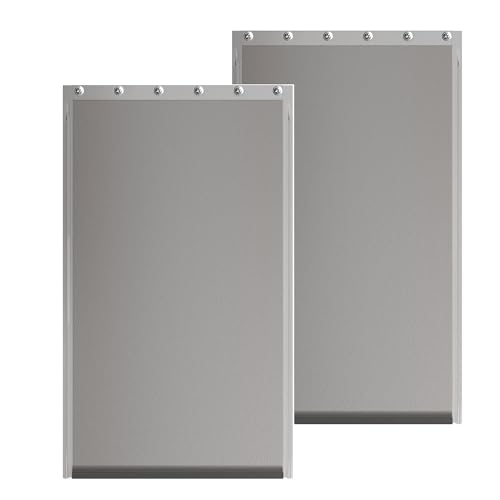 2PACK Extra Large Dog Door Replacement Flaps with Screws - Pet Door Replacement Flap Compatible with Petsafe Freedom Doggie Doors Replacement Flaps PAC11-11040 13 1/8 X 24 7/8 Flexible No Warped