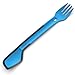 morsel Spork XL - Camping and Backpacking Lunch Gear Accessory - USA Made 5 in 1 Cutlery Set - Spoon, Fork, Knife and Spatula with Rubber Edge