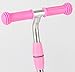 Voyage Sports Toddler Kick Scooters for Kids Girls and Boys, 3 Wheels with Flash Lights, Plastic Board, Adjustable Height Handlebar, Pink