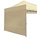 Produktbild ABCCANOPY Seitenwand/Seitenteile für 2.5x2.5m pavillon,partyzelt,festzelt|Wasserabweisend|ohne Fenster,Beige