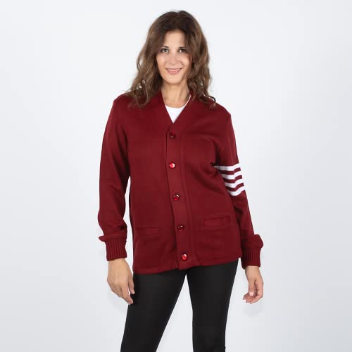 Image of Stewart & Strauss Cardigan Varsity Letter Sweater