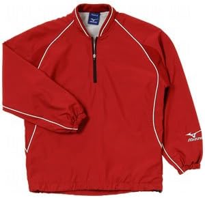 Mizuno Youth Prestige Batting Jersey (Red, Large)