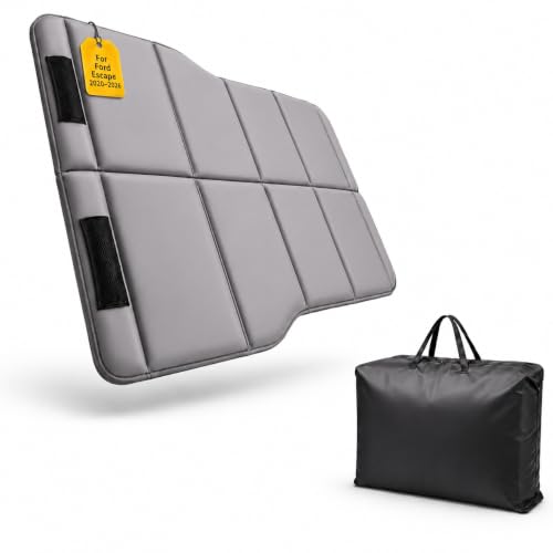 Image of Car Mattress for 2020-2026 Ford Escape, Upgraded Non-Inflatable Thickened Foam SUV Car Camping Mattress, Foldable Trunk Sleeping Pad Car Bed Mattress for Road Trips Camping Travel