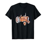 Allis Tractor Chalmers D-17 Watercolor Vector T-Shirt