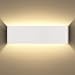 Produktbild Wandleuchte 12W SCHIELE Wandlampen Innen LED Wandleuchte Innen LED Up Down 960lm Moderne Aluminium Wandlampe 2800K Warmweiß für Badlampe Wohnzimmer Schlafzimmer Treppenhaus Flur Wandbeleuchtung