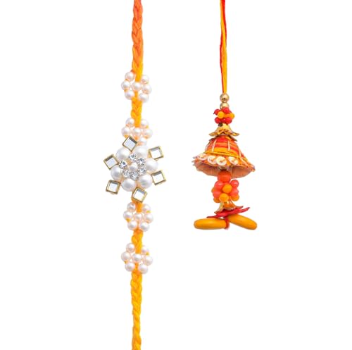 Image of Rakhi Set Combo with Roli Chawal