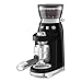 SMEG CGF03 Burr Coffee Grinder, Electric Conical Burr Grinder with 15 Grind Settings, 8 Presets, 240g Bean Hopper, Espresso, Moka & Drip Coffee Grinder, 50’s Retro Style (Black)