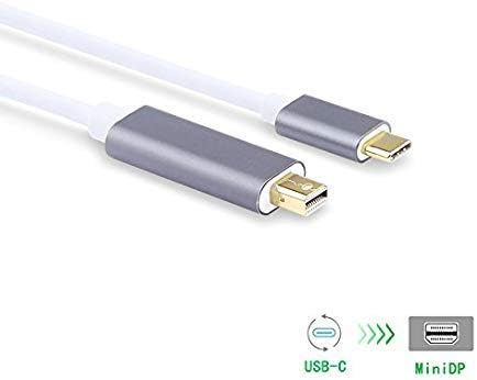 USB-C to Mini Displayport Cable 4K 60Hz, Weytec USB 3.1 Type C to Mini Displayport/Mini DP Adapter Cable for MacBook Pro 2017/2016, Samsung Galaxy S8/S8+