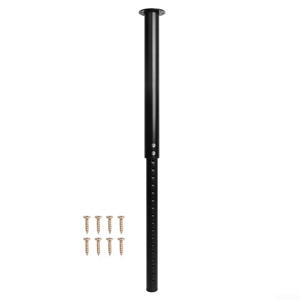 Piede da Tavolo Telescopico in Lega di Alluminio Regolabile in Altezza 510-935mm Nero Opaco Per Camper Barca Yacht Per Caravan Camper Camper Camper Van Per Supporto Robusto Con Viti Set Facile