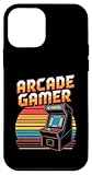 Per i giocatori retrò, gli appassionati di arcade e gli amanti della nostalgia, celebra l'età d'oro con audaci lettere Arcade Gamer e un classico armadio, joystick e pulsanti impostati contro le strisce del tramonto. Canalizzi vibrazioni degli anni