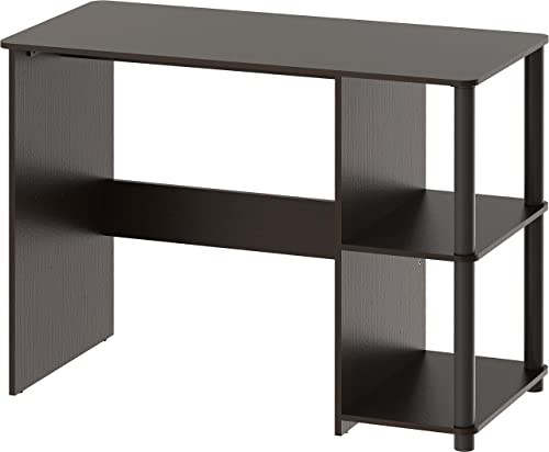 Shw Cyrus Home Office Desk With Shelves, Espresso #TOP7
