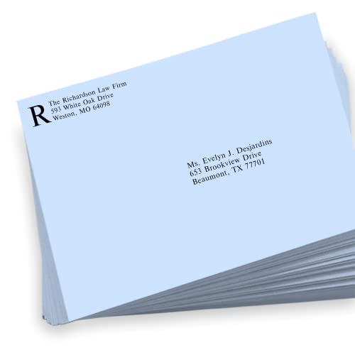 Luxpaper 9 X 12 Booklet Envelopes | Baby Blue | 80Lb. Text | 50 Qty #TOP3