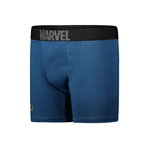 One Step Up The Punisher Performance Mesh Underwear Boxer Briefs 3-Pair Pack (Large) Black3