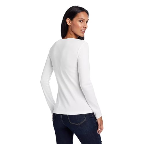 Image of Eddie Bauer Womens Favorite Long Sleeve Tee Crewneck T-Shirt