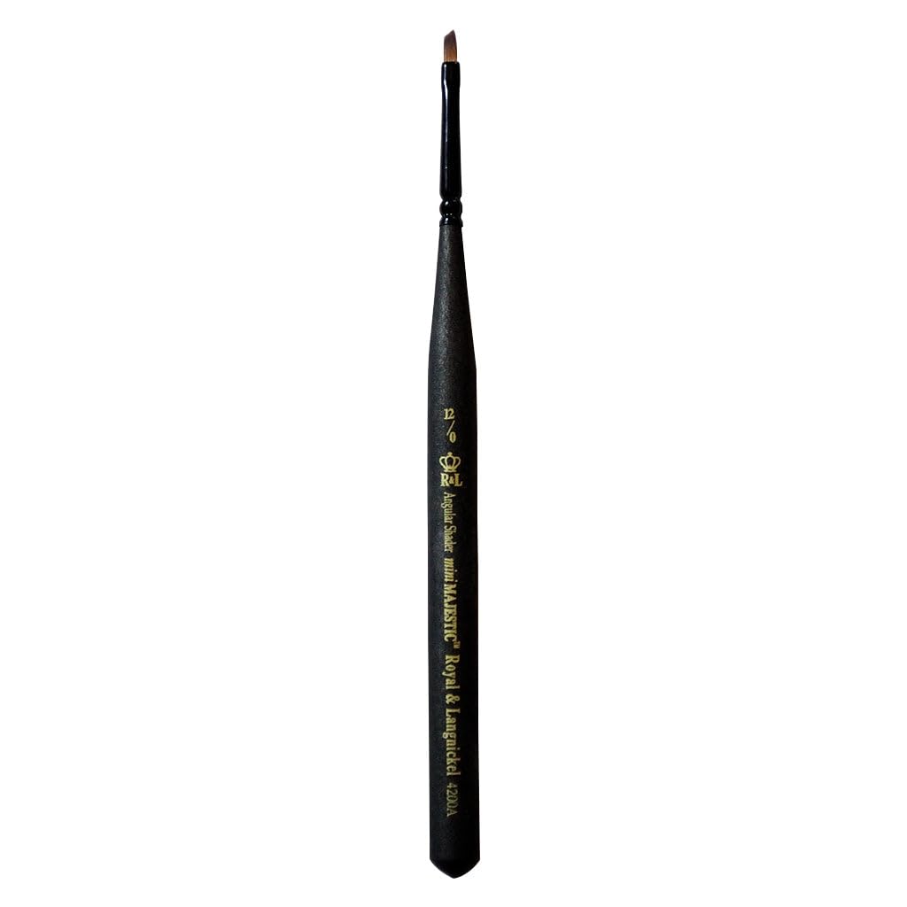 Royal & Langnickel Mini Majestic Angular Shader Brush-Size 12/0