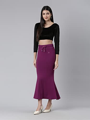 Image of TWIN BIRDS Saree Shapewear for Women | Super Soft Viscose Elastane Saree Petticoat Skirt | Stretchable & Comfortable SareeShaper