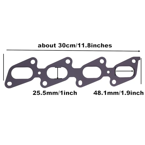 Image of Exhaust Manifold Gasket Engine Intake Manifold Seal 55565348 Compatible with Chevrolet Cruze Sonic Trax 2011-2021 Buick Encore 1.4L 2013-2021