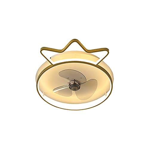 Ventilateur de plafond LED moderne avec télécommande et vitesse réglable - 2