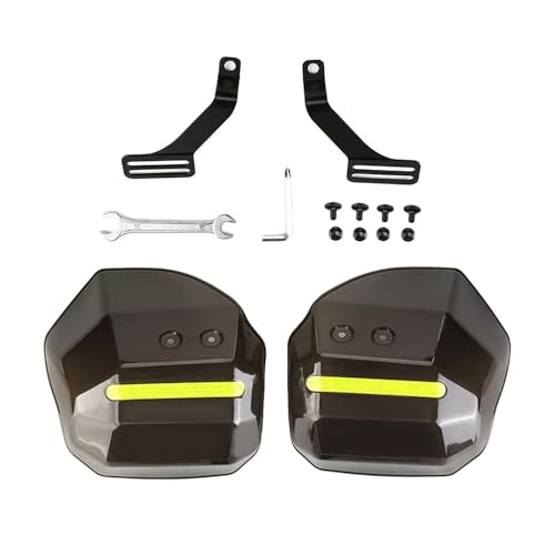 Protège-mains de moto coque rigide déviation vent et chocs