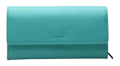 Portefeuille femme turquoise Peru idéal pour sublimer vos tenues d'été