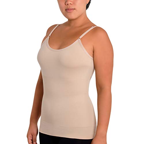 Image of Skinnygirl Women's Scoop Neck Seamless Shaping Camisole, 3-Pack