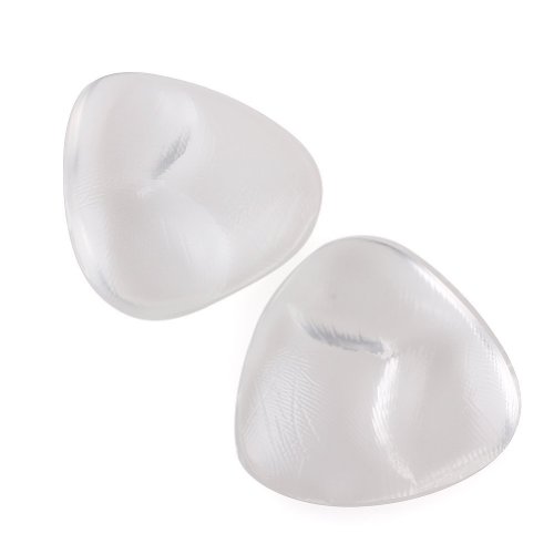 ieasysexy Summer Hot Selling Women Waterproof Silicone Triangle Nipple Cover Pads for Swimsuit Bras,Bikini Tops Gel Inserts,Thick Push Up Enhance Invisible Self Adhesive Bra Insert Breast Pads for Wedding Dress Evening Dress Bikini Swimsuit Pads