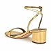 Nine West Women's Allora3 Heeled Sandal, Bronze 750, 8.5