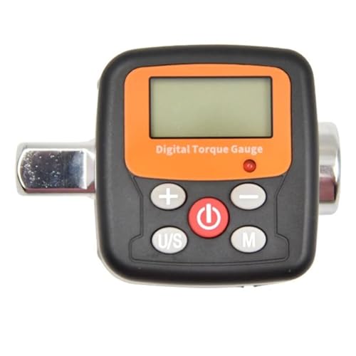 JCKJWL Probador de torsión ajustable 4-135 con adaptador, juego de cabezal de llave dinamométrica Digital for automoción, motocicleta y coche Cambio de unidades múltiples