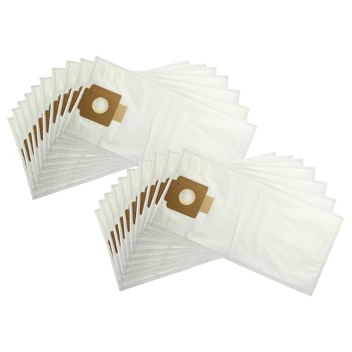 vhbw 20x bolsa compatible con Kärcher T 12/1, T10/1 Professional, T 11/1 Classic HEPA aspiradora - 7 L 55 cm x 24,7 cm blanco