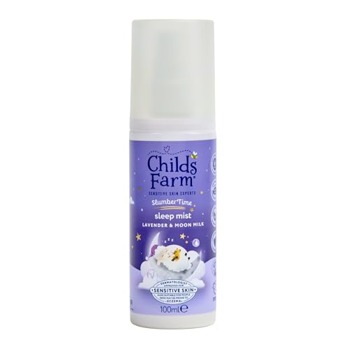 Childs Farm SlumberTime Sleep Mist, Calming Lavender & Moon Milk | Suitable for Dry, Sensitive Skin, 100ml