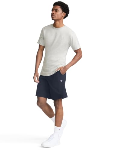 Image of Champion Men's Lounge Shorts, Standard Fit, 9 Inch Inseam, Lightweight 100% Cotton, Available in Regular and Big & Tall