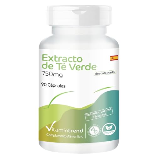 Vitamintrend Extracto de Té Verde 750mg, 90 Cápsulas