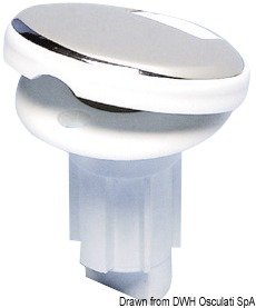 OSCULATI Asta LED Estraibile con Base Inox