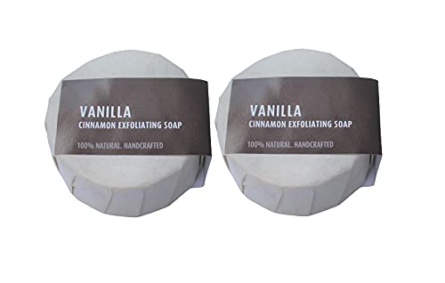 Coconess Vanilla & Cinnamon Soap | 100% Natural. Handcrafted | 100gms. (Pack of 2)