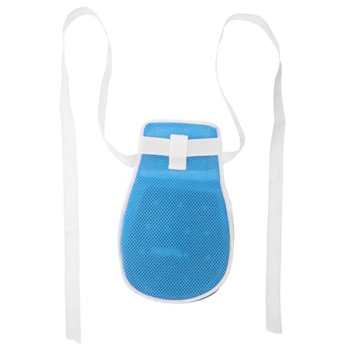 Ipetboom Breathable Elderly Glove: Anti-Scratch Control Fastener Mitt for Patients - Safety Wrist Protector for Elderly Use