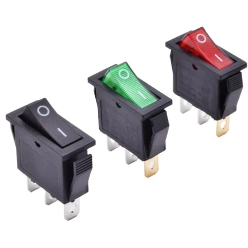 Interruptor basculante KCD3 de 15A para proyectos de camperización y paneles de control en barcos 3