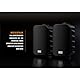 Audibax Delta 32 BT Black Bluetooth-Lautsprecher, Hochleistungs-Aktiv-Lautsprecher für die Wand, Bluetooth-kompatibel, hoher Frequenzbereich (100 Hz - 20 kHz), Surround-Sound