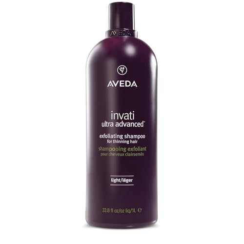 Aveda Invati Ultra Advanced Exfoliating Shampoo Light | Step 1 of 4 | Reduces Hair Loss by 77% | for Fine to Medium Thinning Hair Types | Normal to Oily Scalp | 95% Naturally Derived*, 1000 ml