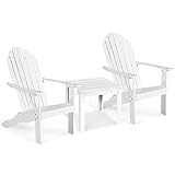 Adirondack-Stuhl aus Akazienholz, Gartenstuhl mit Rückenlehne & Armlehnen - 9