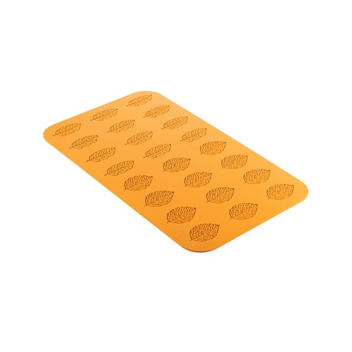 Silikomart Foresta Silicone Mold with 12 Oak-Leaf Imprints and 12 Rose-Leaf Imprints