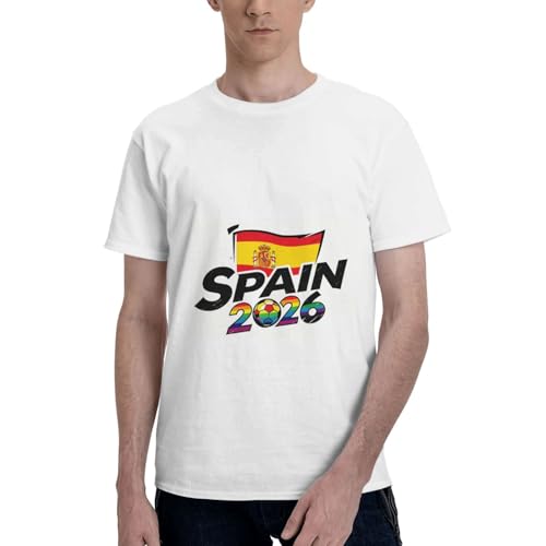 Maillot de football Espagne blanc au design graphique moderne et manches confort XXL