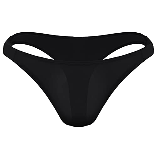 JEERLEEP Mens ice Silk Briefs Close fitting Bikini Underwears