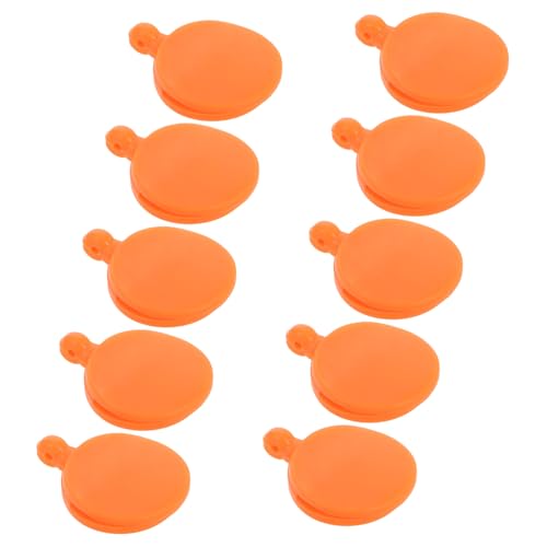 Toyvian 10個 硅?製吊り下げ式ターゲットプレート 弓道練習用 耐久性シリコーン製 競技会向け射的用アクセサリー 射撃練習に