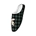 FOCO Michigan State Sherpa Lined Buffalo Check Memory Foam Slipper - Mens Large