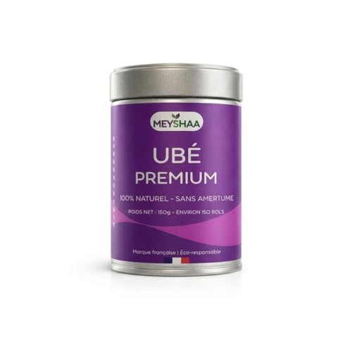 Poudre de Ube 100% Naturel - Igname Violet sans sucre pour latte et desserts - 150g