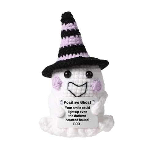 Fantasma positivo TOYMIS, el muñeco de punto ideal para regalar en Halloween y motivar 2