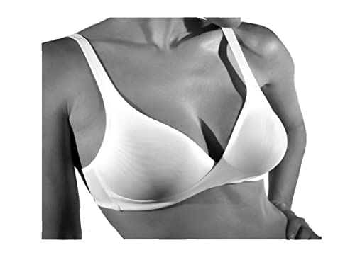 Reggiseno con coppe preformate (senza cuciture) in doppio tessuto